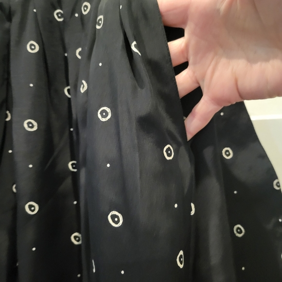 VINTAGE NAVY AND WHITE CROP JACKET AND PLEATED PANTS SET - Picture 9 of 12